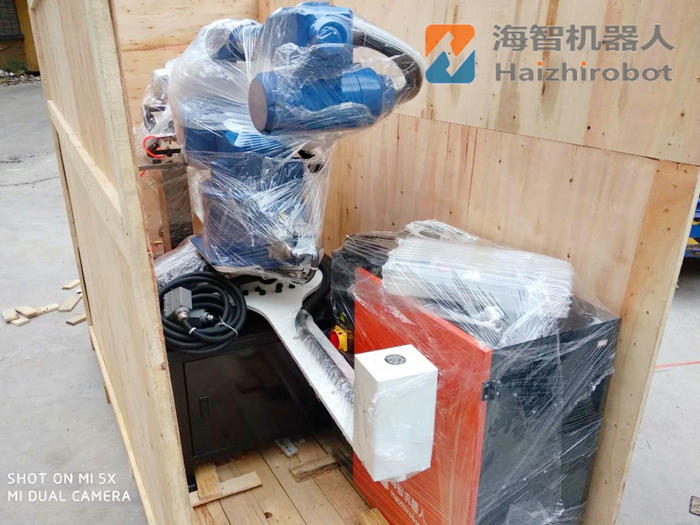 陽江噴涂機(jī)器人轉(zhuǎn)臺(tái)式噴漆訂單！